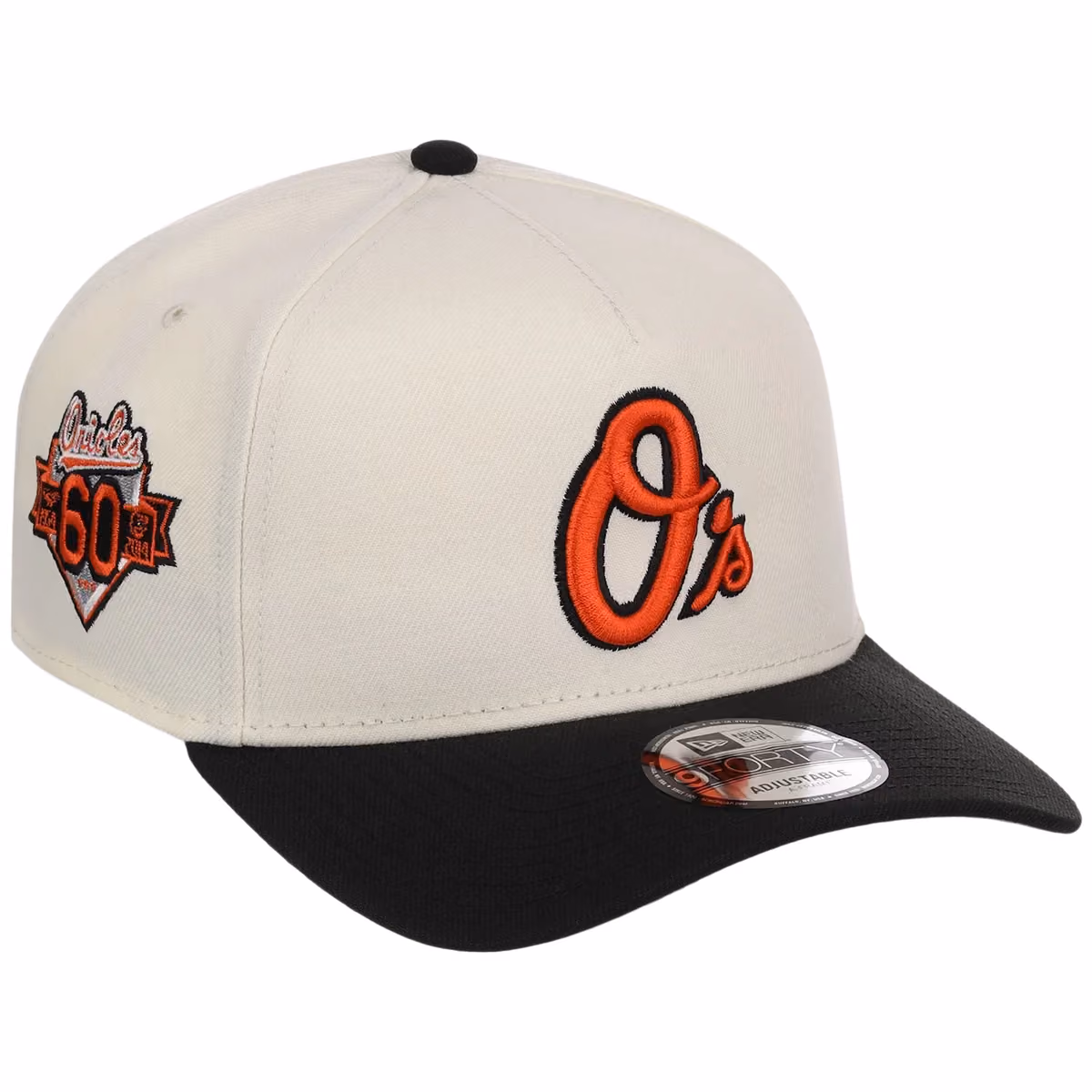 Baltimore Orioles MLB Chrome OTC New Era 9FORTY A-Frame front view