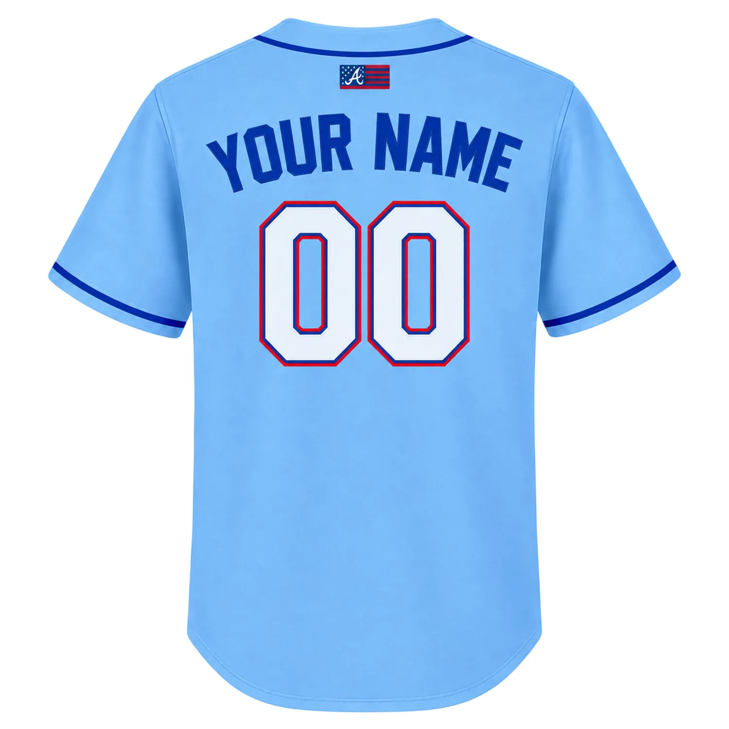 Braves Blue Jersey – Vibrant Atlanta Custom Style