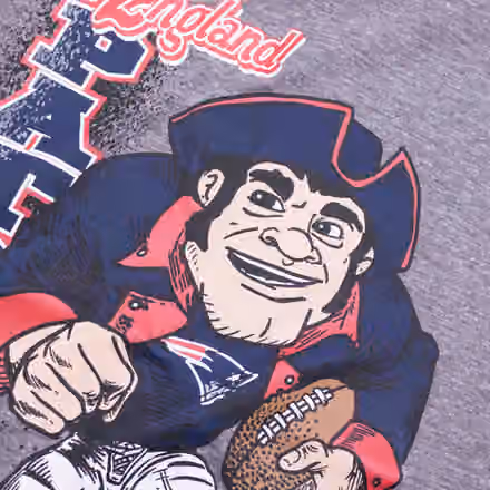 New England Patriots Busting Loose TriBlend NFL T-Shirt (YOUTH) view 2