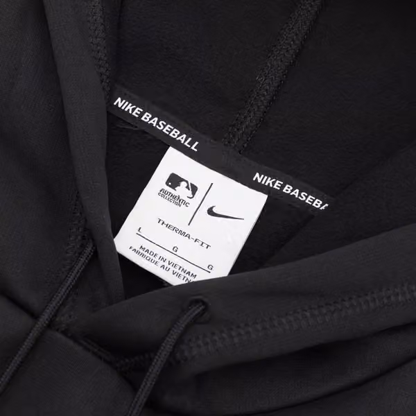 Pittsburgh Pirates 2024 MLB Authentic Practice Nike Therma Hoodie Black view 4