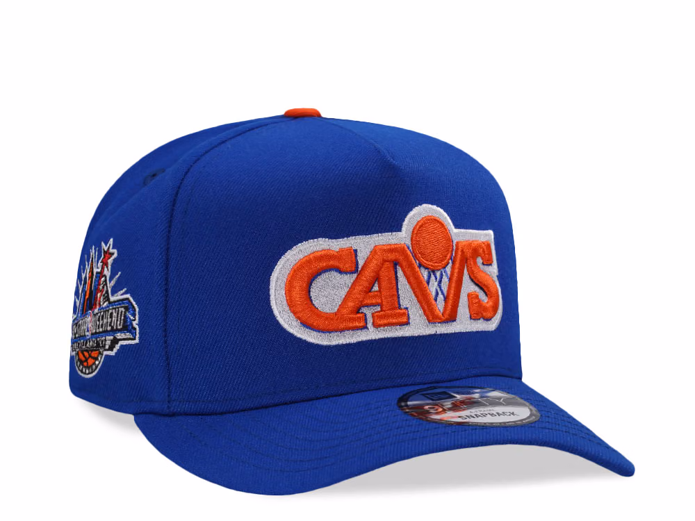 New Era Cleveland Cavaliers All Star Weekend 1997 Blue Prime Edition 9Fifty A Frame Snapback Hat front