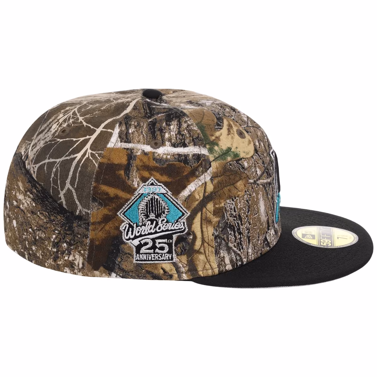 Miami Marlins MLB Realtree OTC New Era 59FIFTY detail view