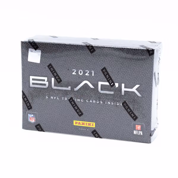 2021 Panini Black Football Hobby Box NFL view 1