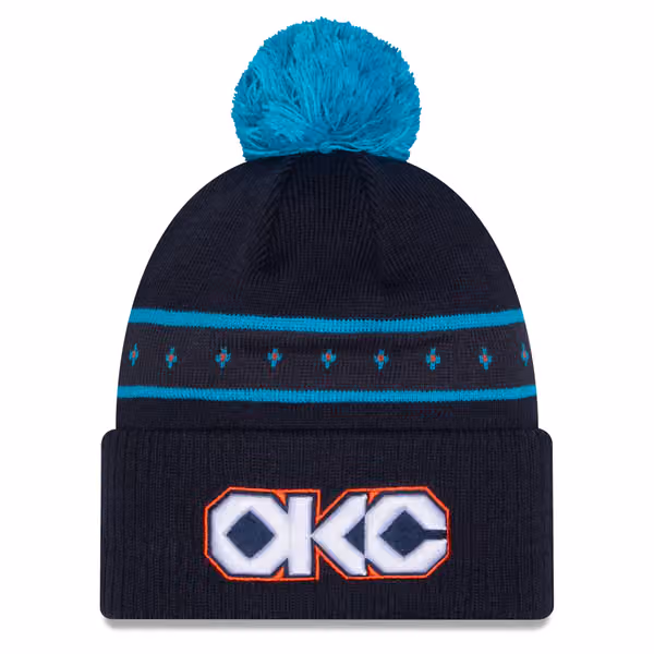 Oklahoma City Thunder 2025-26 NBA City Edition Knit Hat product photo