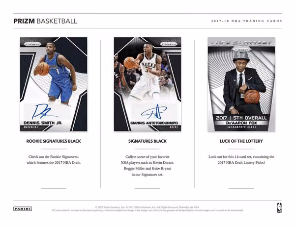 2017/18 Panini Prizm Basketball Hobby Box NBA view 3
