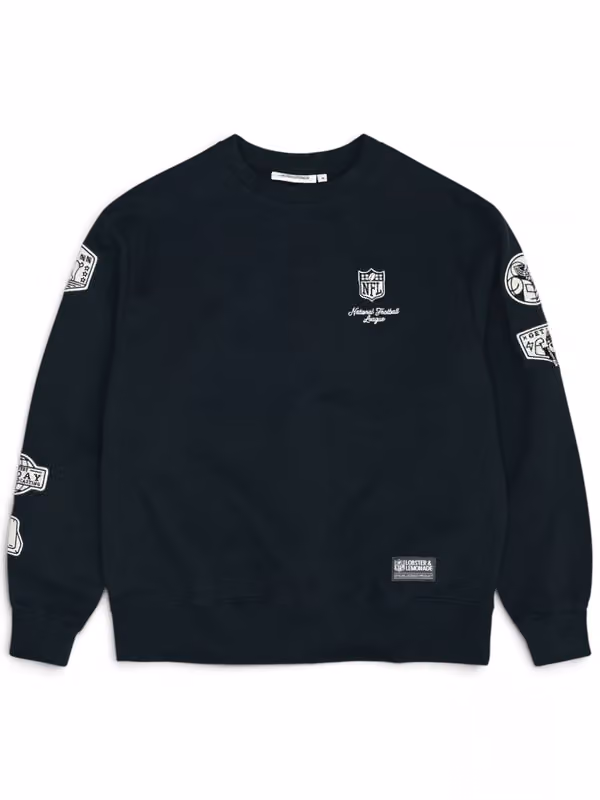 NFL Shield L&L Core '96 Crew Box NFL Sweater Navy view 1