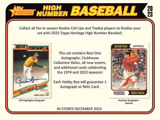 2023 Topps Heritage High Number Baseball MLB Hobby Box view 2