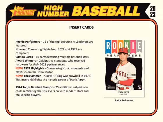 2023 Topps Heritage High Number Baseball MLB Hobby Box view 4