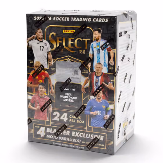 2025/26 Panini Select Road to FIFA World Cup Football Blaster Box view 1