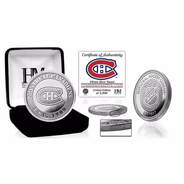 Montreal Canadiens NHL Team Silver Mint Coin view 1