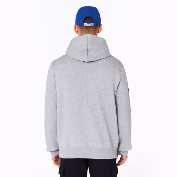 Indianapolis Colts Logo Hoodie NFL Sweatshirt Grey view 2