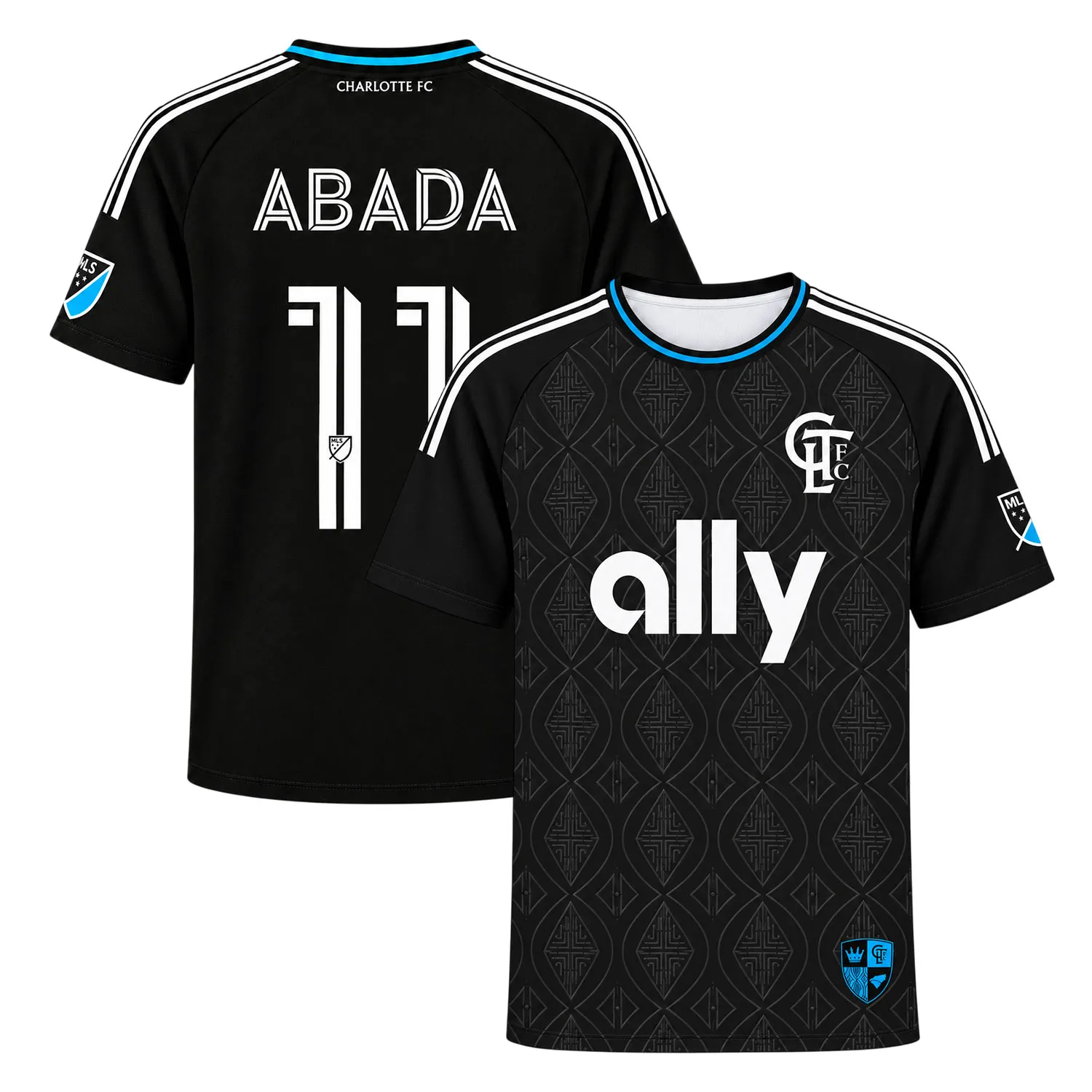 Liel Abada Black Jersey Special Custom Charlotte FC Player 2026