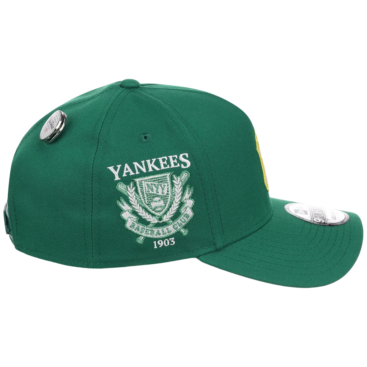 New York Yankees MLB Augusta Bloom New Era 9FORTY w/ Golf Pin detail view