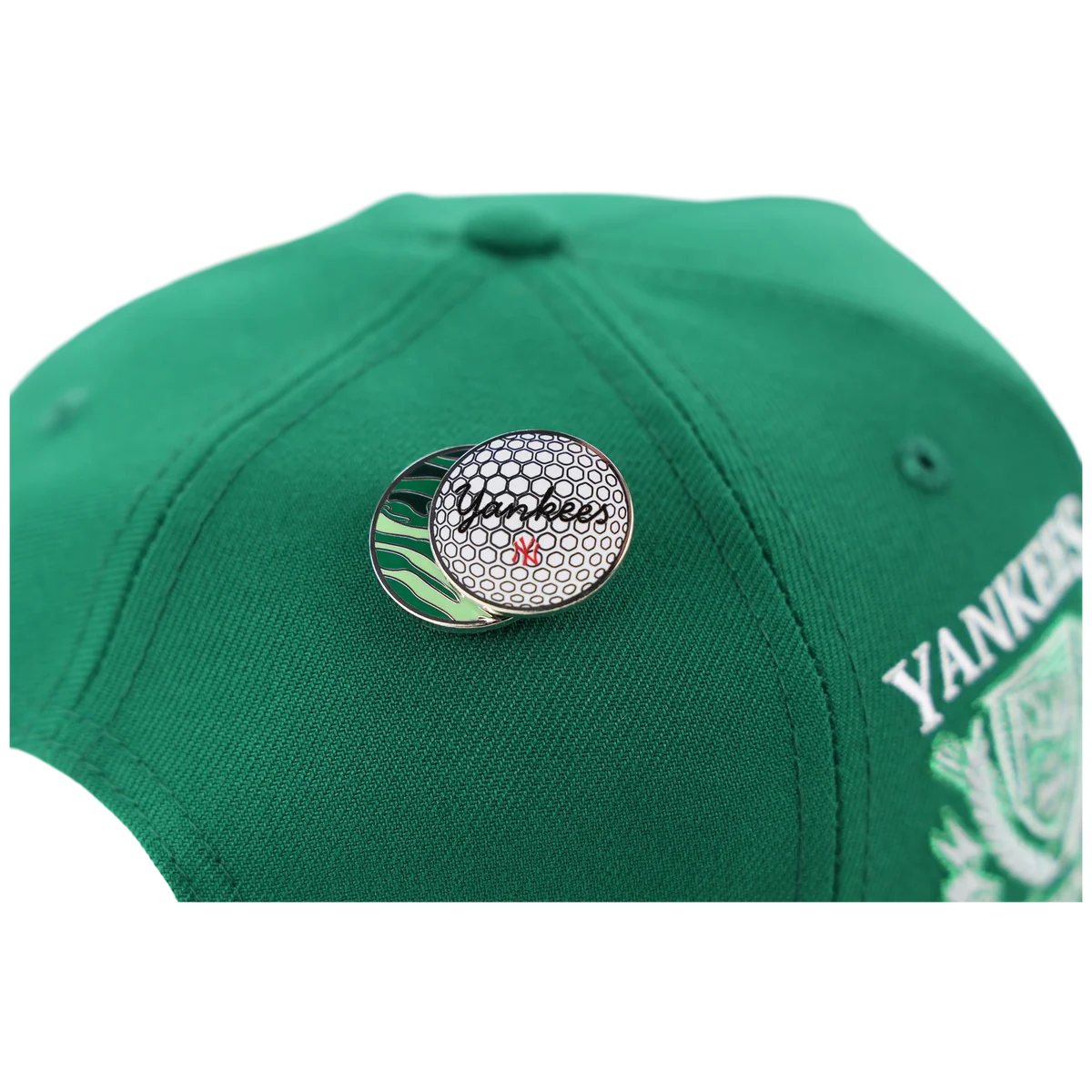 New York Yankees MLB Augusta Bloom New Era 9FORTY w/ Golf Pin back view