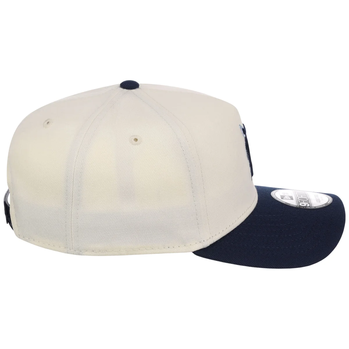 Detroit Tigers MLB Chrome x Navy FASHION CORE New Era 9FORTY A-Frame detail view