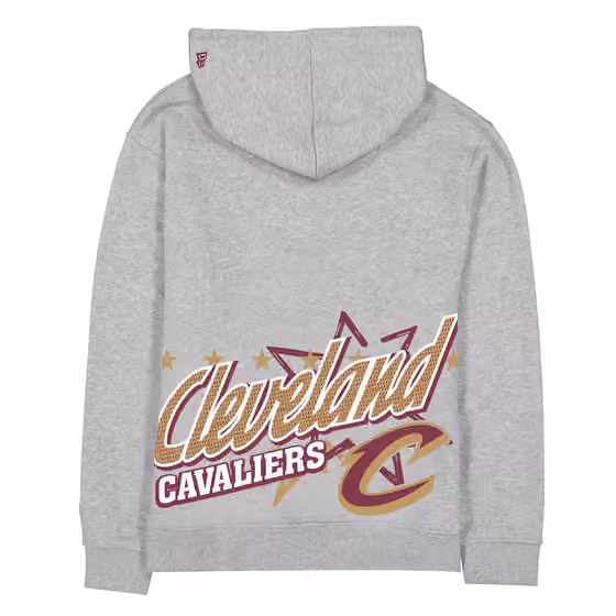 Cleveland Cavaliers Sport Classics Oversized NBA Hoodie Gray view 2