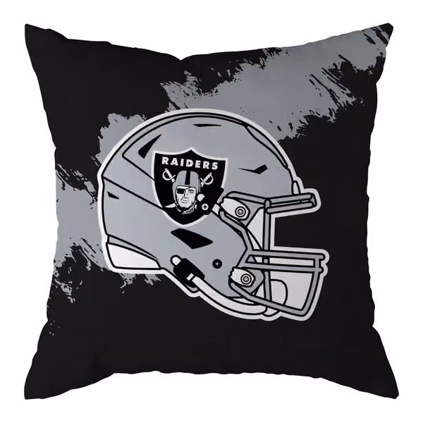 Las Vegas Raiders Brush NFL Cushion view 2
