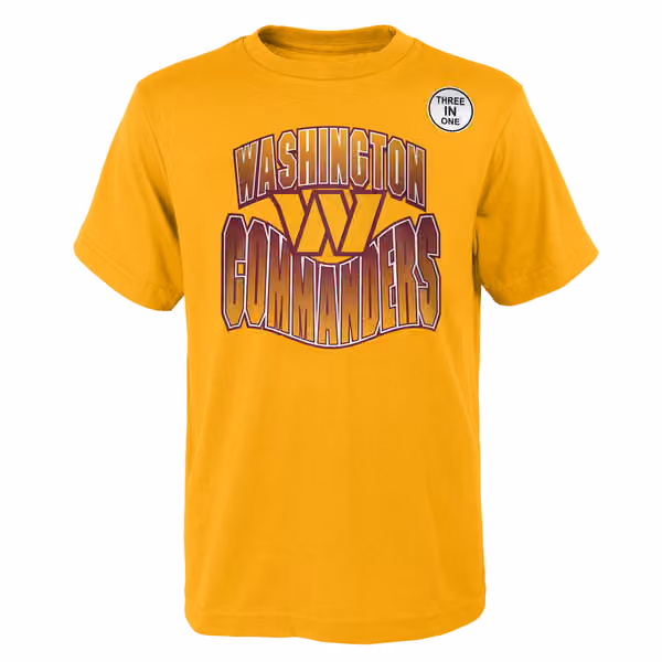 Washington Commanders Game Day 3-in-1 Combo NFL Shirt (YOUTH) view 4