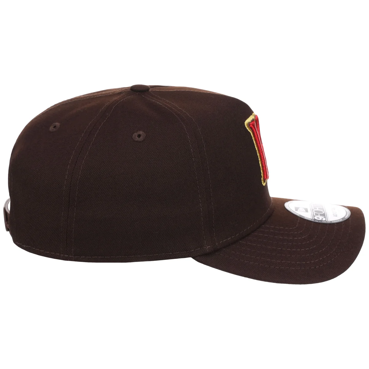 Kansas City Royals MLB Burnt Wood FASHION CORE New Era 9FORTY A-Frame detail view