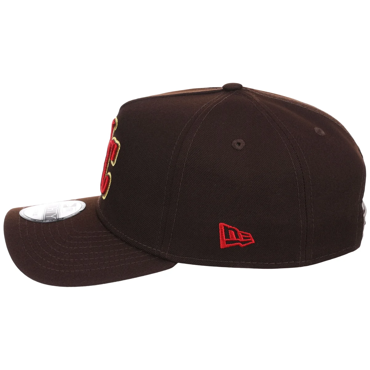 Kansas City Royals MLB Burnt Wood FASHION CORE New Era 9FORTY A-Frame detail view