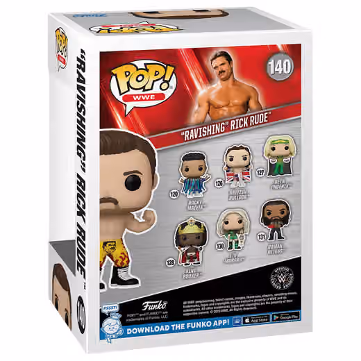 Funko POP! #140 Ravishing Rick Rude Vinyl WWE Legends Figure view 2