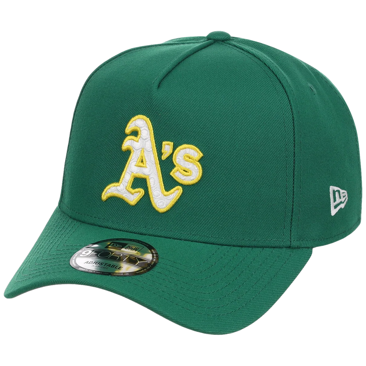 Oakland Athletics MLB Augusta Bloom New Era 9FORTY w/ Golf Pin detail view