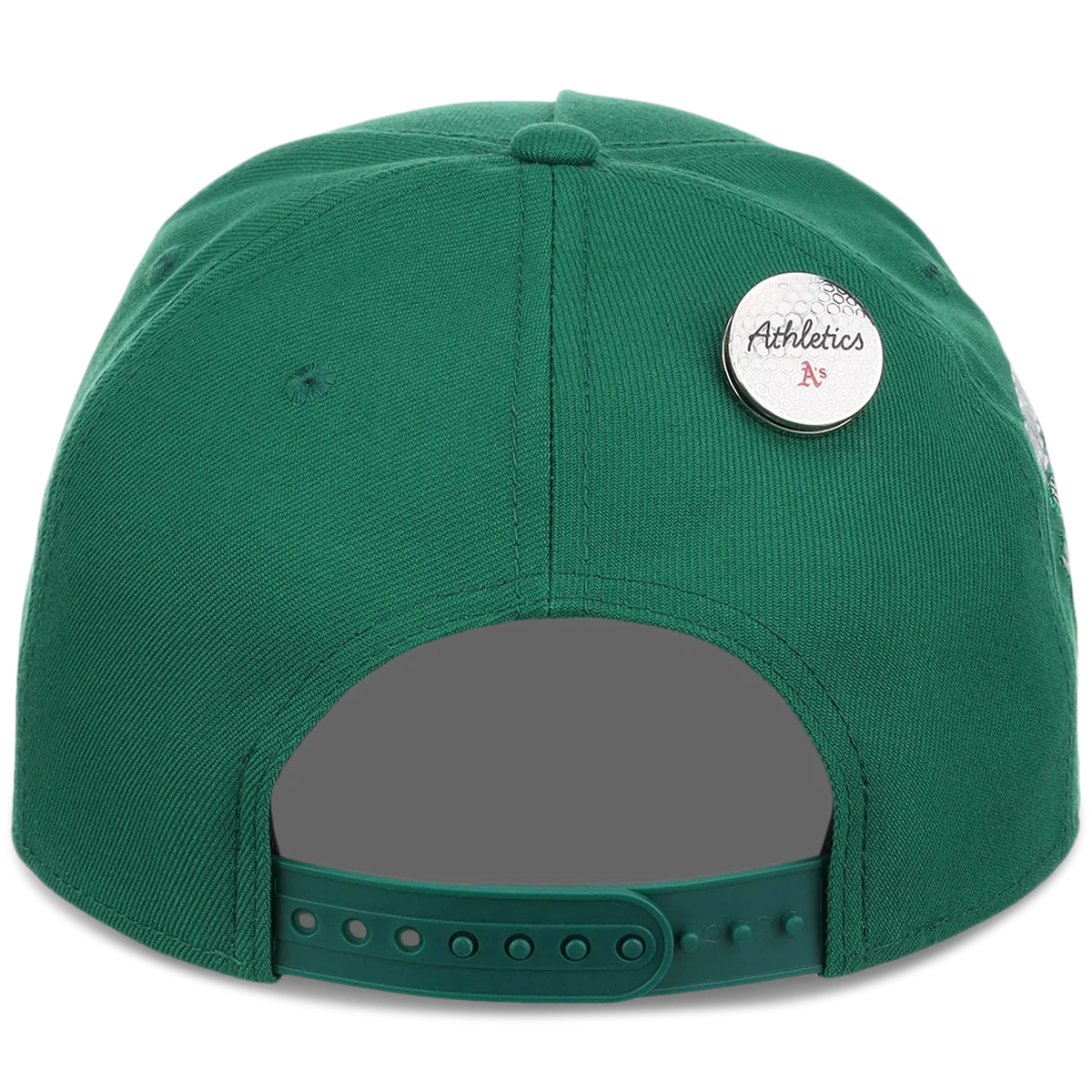 Oakland Athletics MLB Augusta Bloom New Era 9FORTY w/ Golf Pin detail view