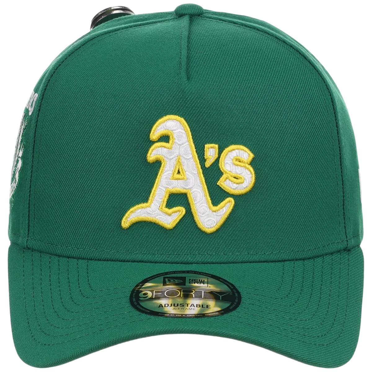 Oakland Athletics MLB Augusta Bloom New Era 9FORTY w/ Golf Pin detail view