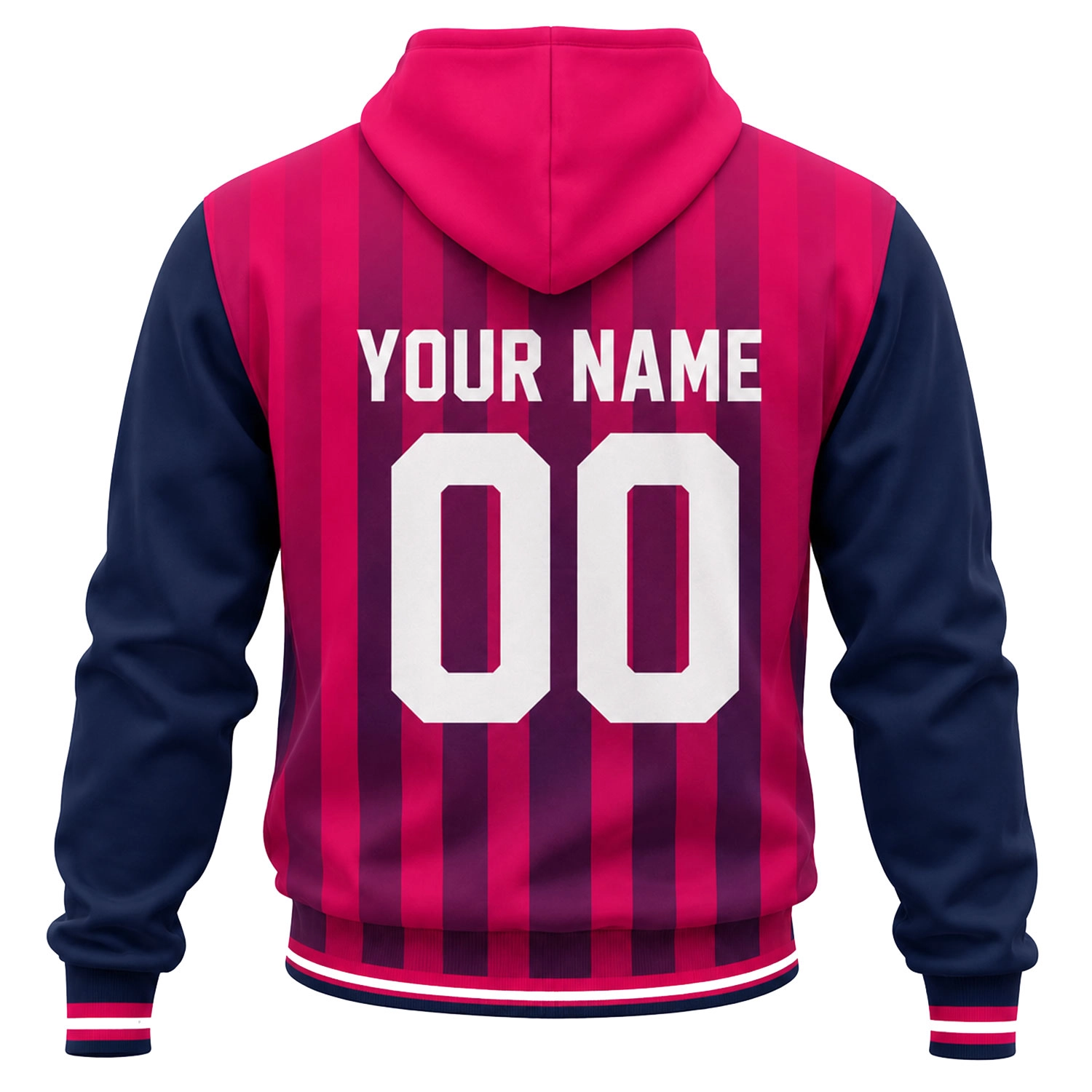 St Louis CITY Custom Hoodie Dynamic Red Navy Style