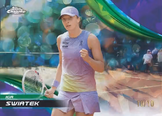 2025 Topps Chrome Sapphire Edition Tennis Hobby Box view 6