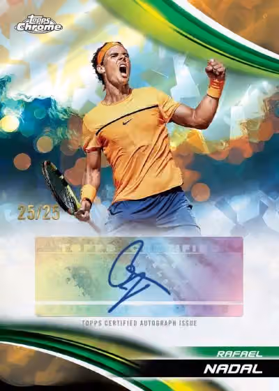 2025 Topps Chrome Sapphire Edition Tennis Hobby Box view 2