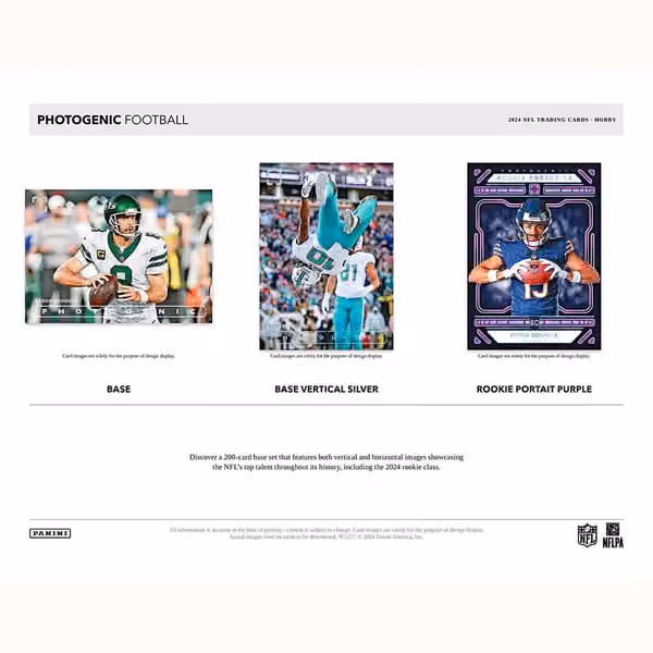 2024 Panini Photogenic Football NFL Hobby Box view 2