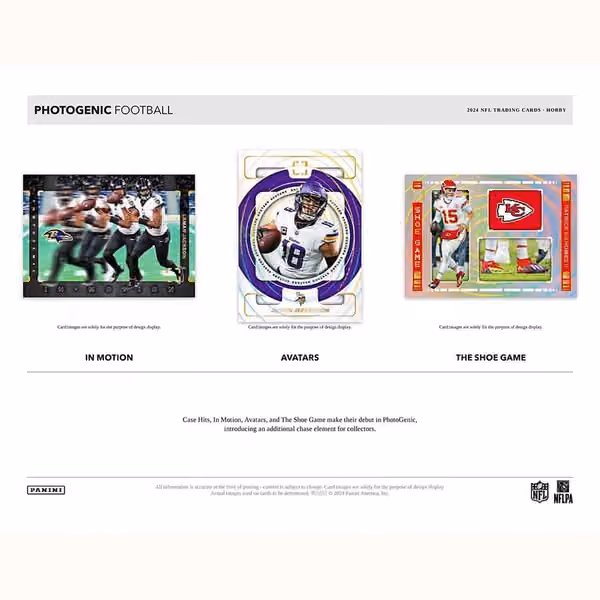 2024 Panini Photogenic Football NFL Hobby Box view 4