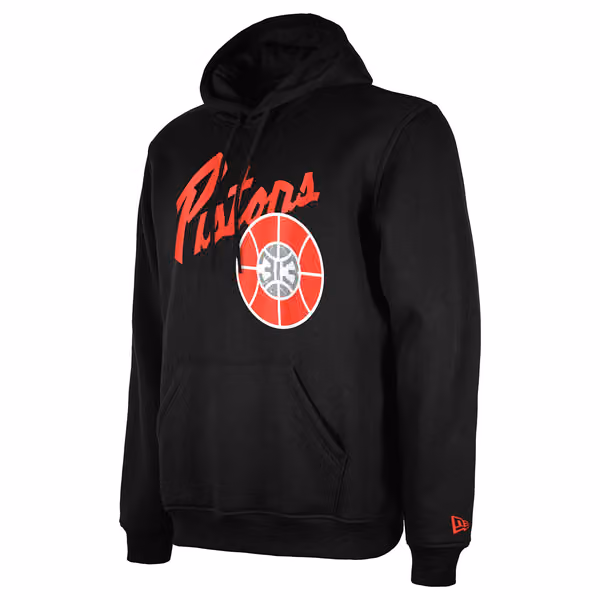 Detroit Pistons 2024 NBA City Edition New Era Hoodie Black view 3