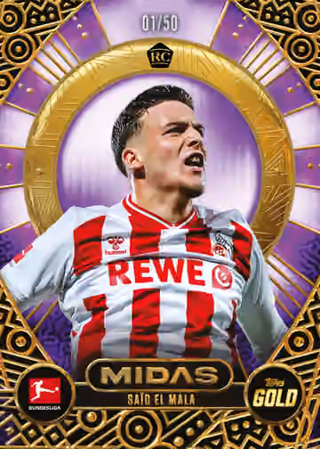 2025/26 Topps Bundesliga Gold Football Hobby Box view 7