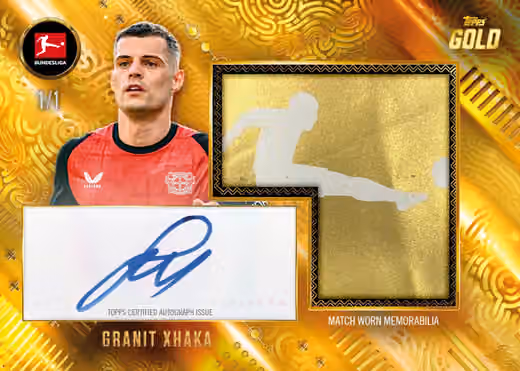 2025/26 Topps Bundesliga Gold Football Hobby Box view 5