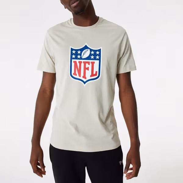 NFL Shield New Era Football T-Shirt Stone view 5