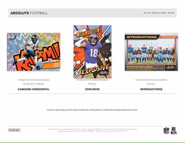 2023 Panini Absolute Football NFL Blaster Box view 4