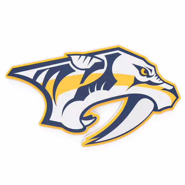 Nashville Predators NHL 3D Foam Logo Wall Sign view 1
