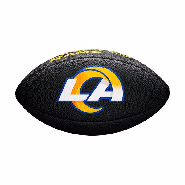 Los Angeles Rams NFL Wilson Mini Football Black view 3