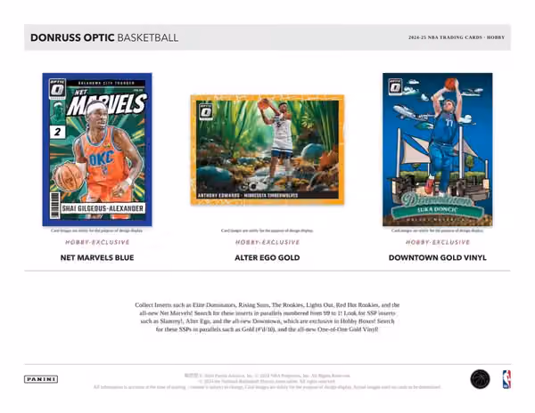 2024/25 Panini Donruss Optic Basketball NBA Fast Break Box view 4