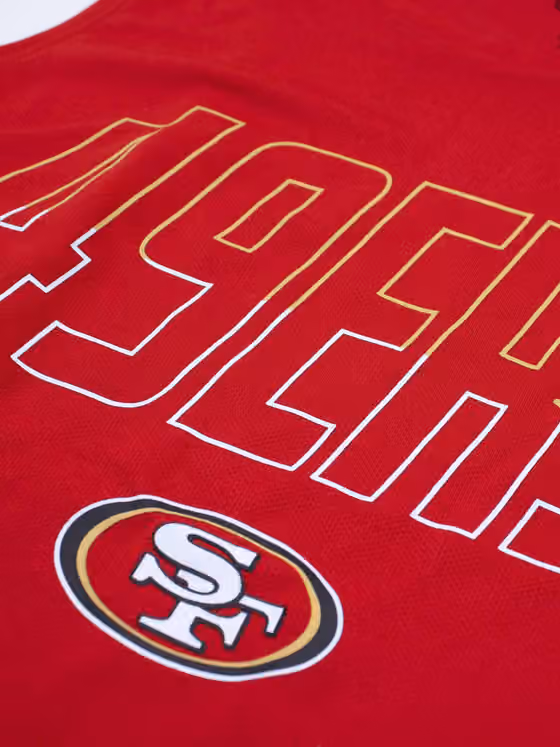 San Francisco 49ers Miler Dri-FIT NFL Muscle Tank Top Red view 4