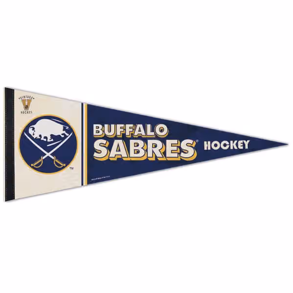 Buffalo Sabres Vintage WinCraft Premium NHL Pennant view 1