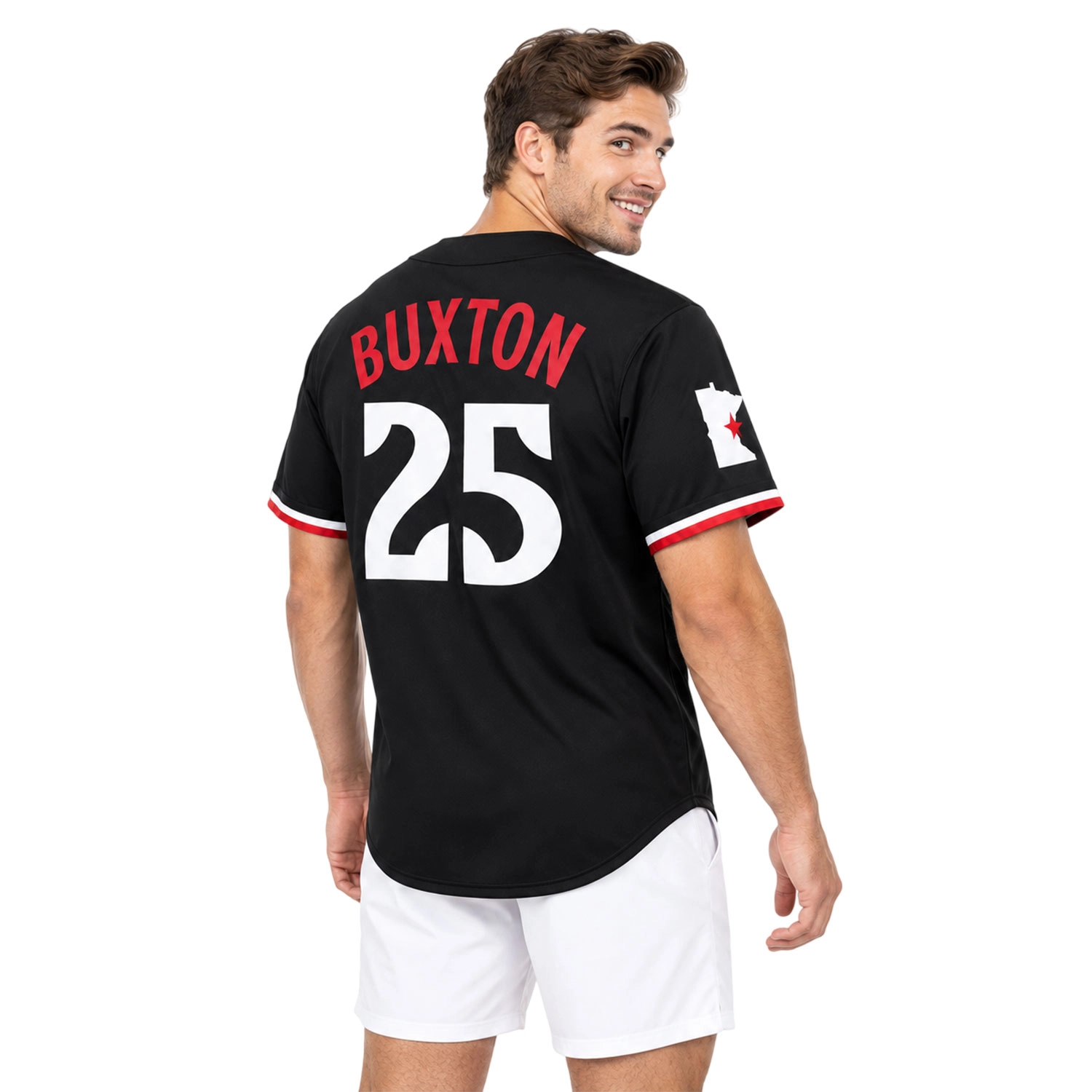 Byron Buxton Black Twins Jersey Outstanding MLB Style