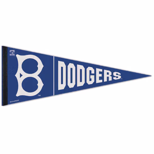 Brooklyn Dodgers Cooperstown Premium MLB Pennant view 1