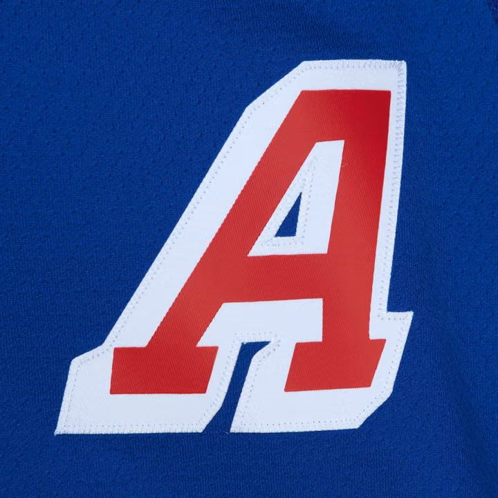 Brian Leetch #2 New York Rangers 1993-94 Mitchell & Ness NHL Jersey Blue view 4