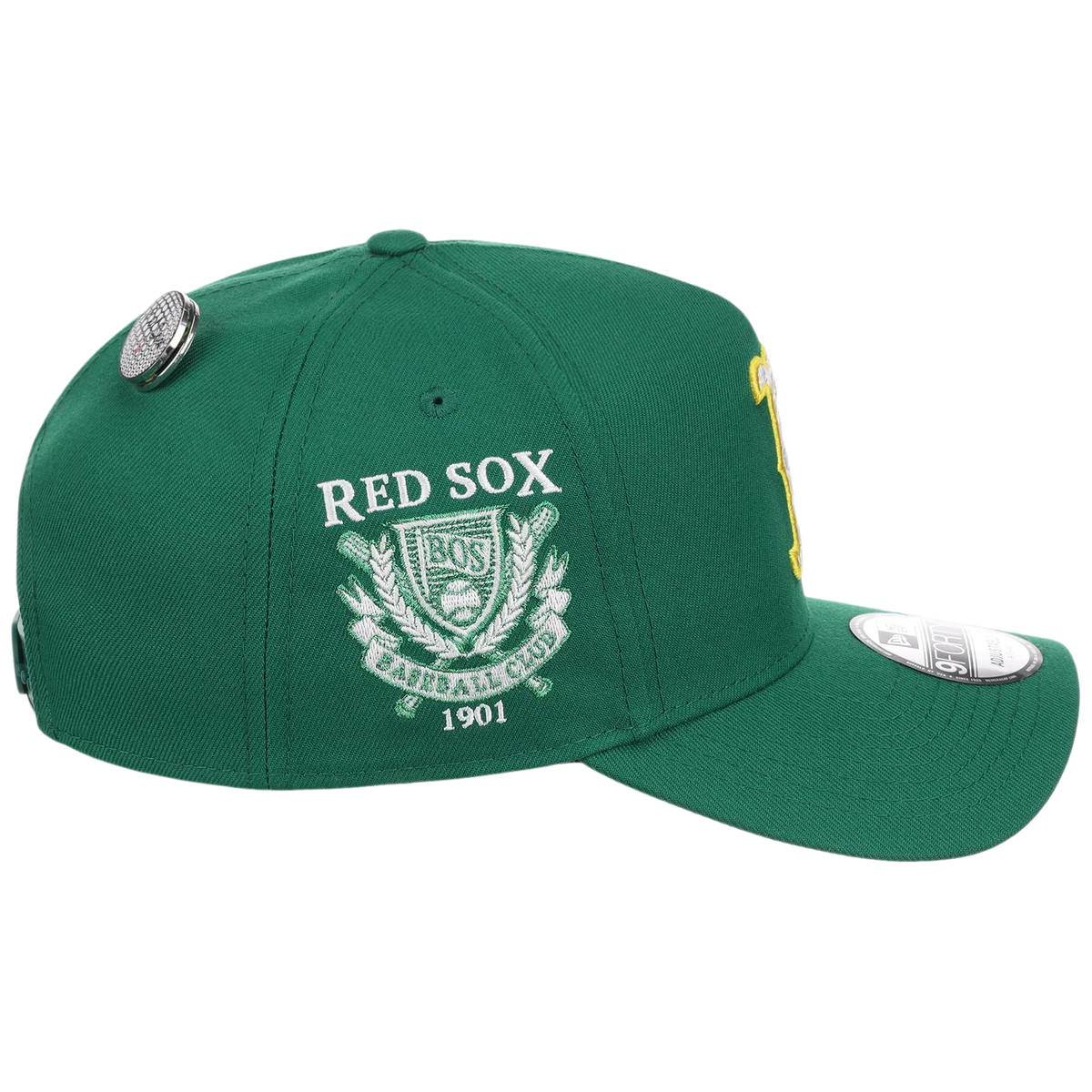 Boston Red Sox MLB Augusta Bloom New Era 9FORTY w/ Golf Pin detail view