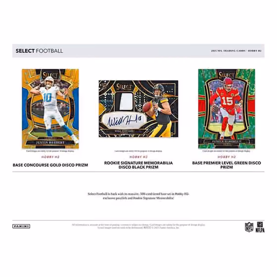 2025 Panini Select Football NFL Hybrid H2 Box view 2