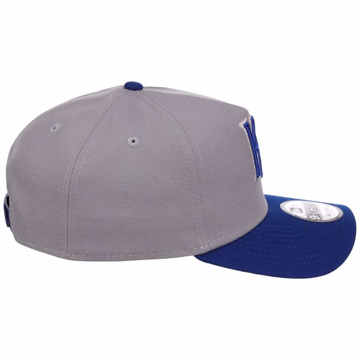 Kansas City Royals MLB Gray OTC FASHION CORE New Era 9FORTY A-Frame detail view