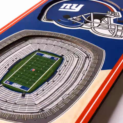 New York Giants 3D Stadium NFL Banner view 2